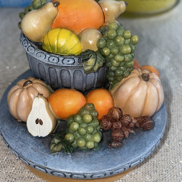 Vintage, elegant fruit, candle topper - Picture 9 of 12